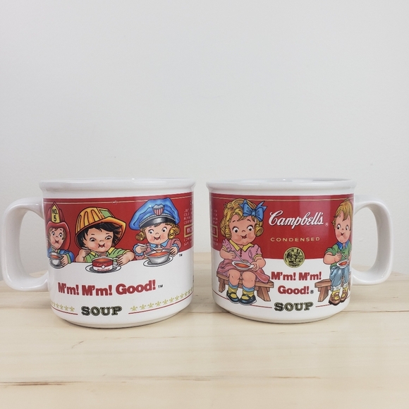 Set of 2 Vintage 1999 Campbells Soup Kids Mug Bowl ~Mm! Mm! Good! - Picture 3 of 14